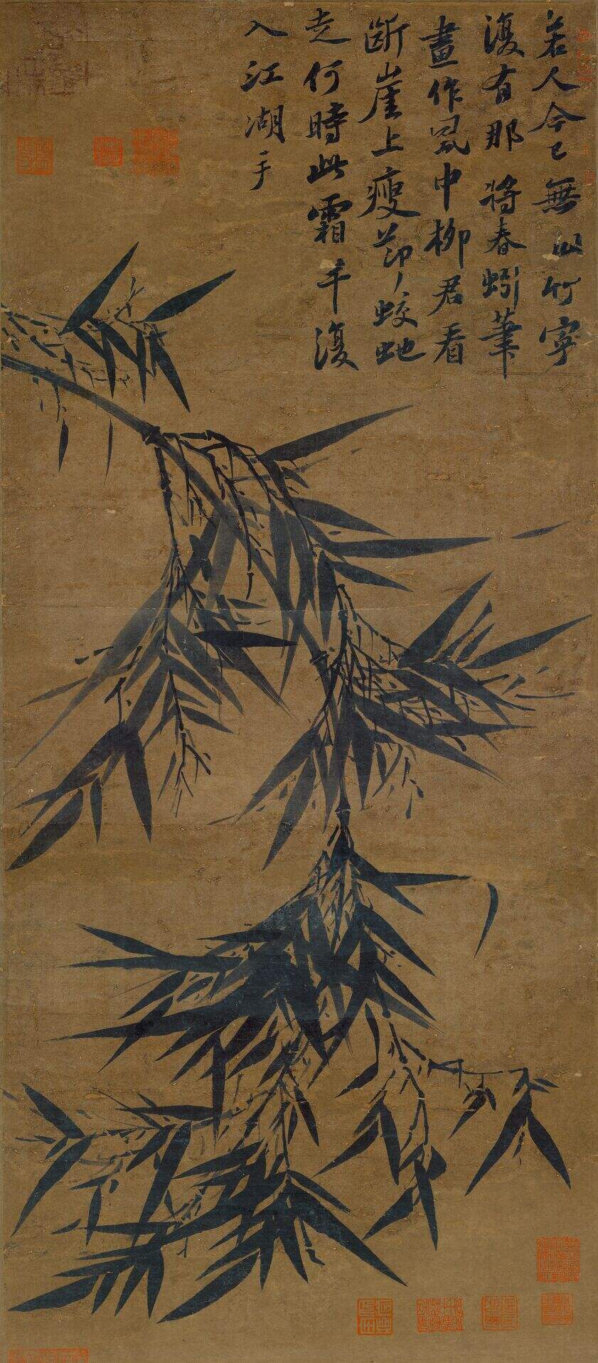 墨竹图卷（画心）缩略图