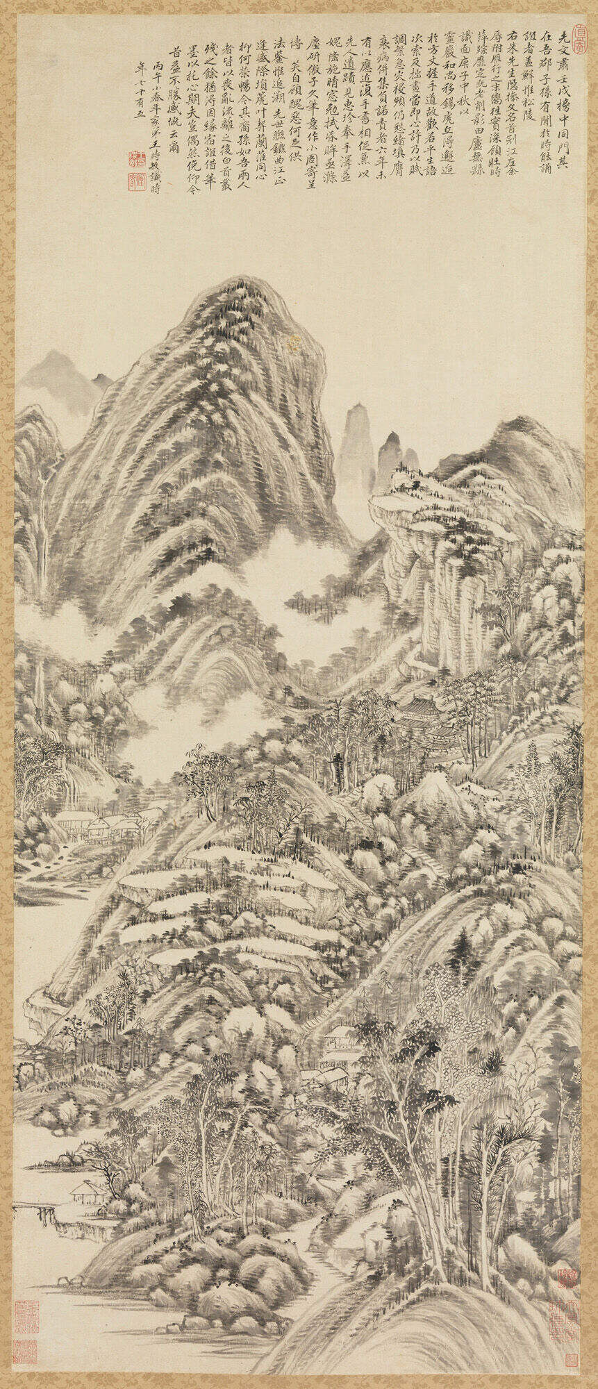 仿黄公望山水图缩略图