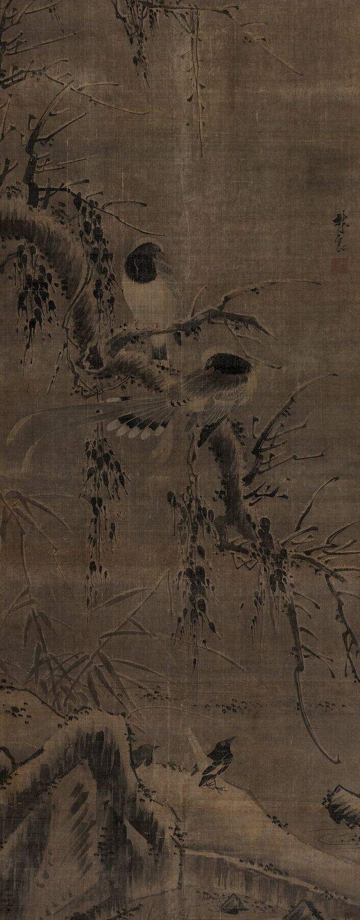 雪景水禽图缩略图