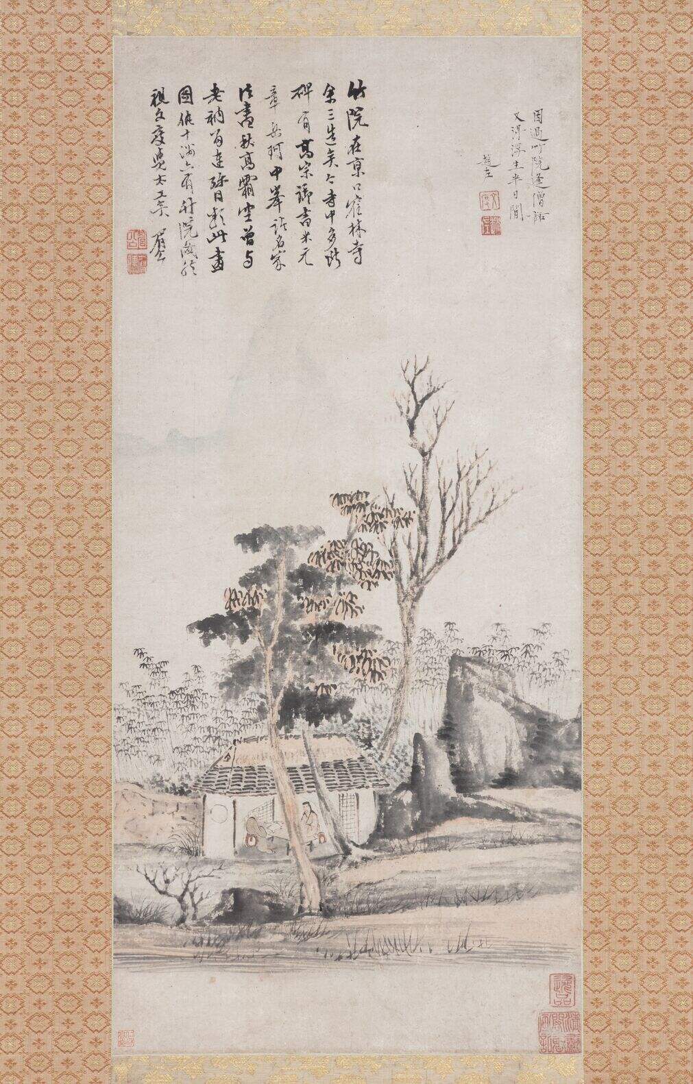 竹院逢僧图缩略图