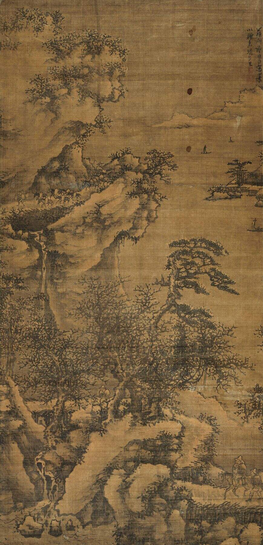 寒林行旅图缩略图