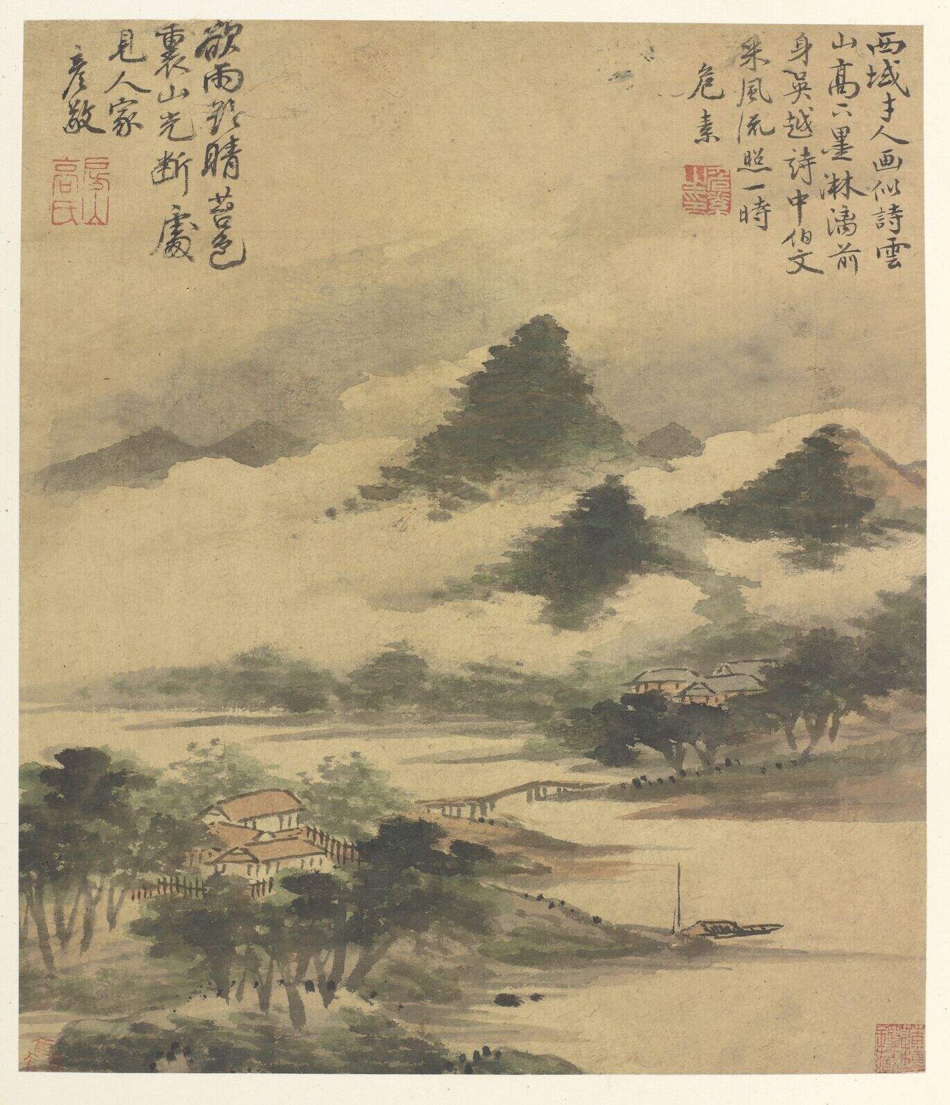 元明册页集-欲雨欲晴图缩略图