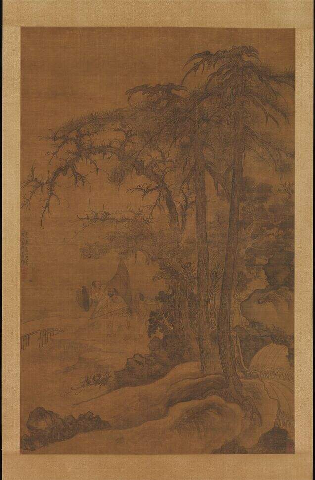 松溪归渔图缩略图