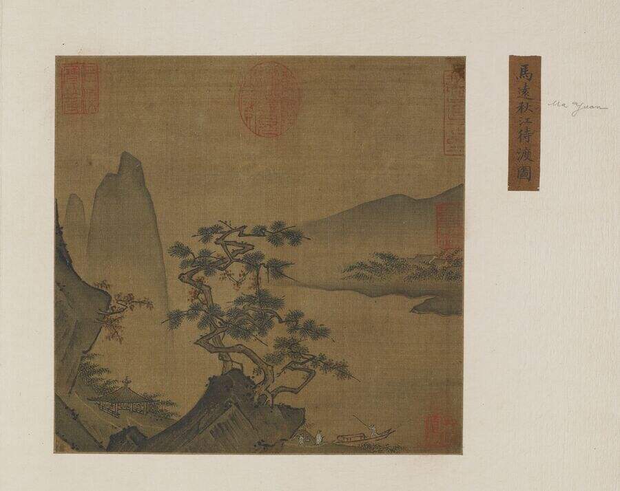 秋江待渡图缩略图
