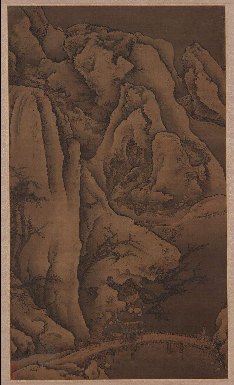 雪景山水图缩略图