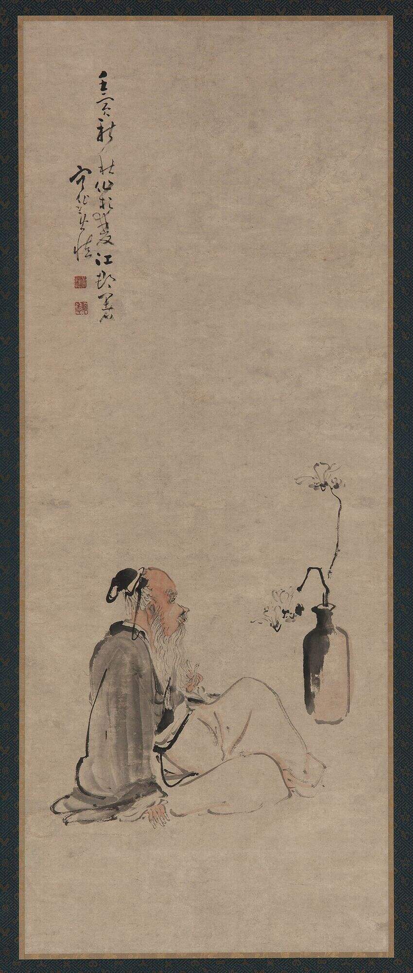 观花老人图缩略图