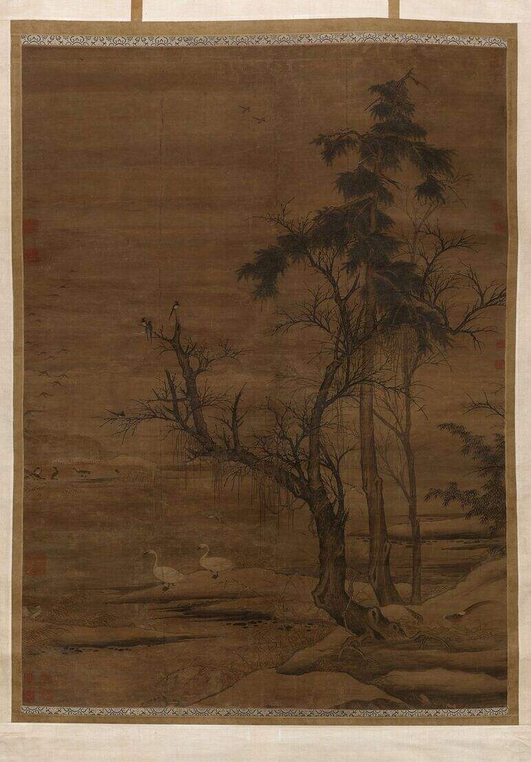枯木水禽图缩略图