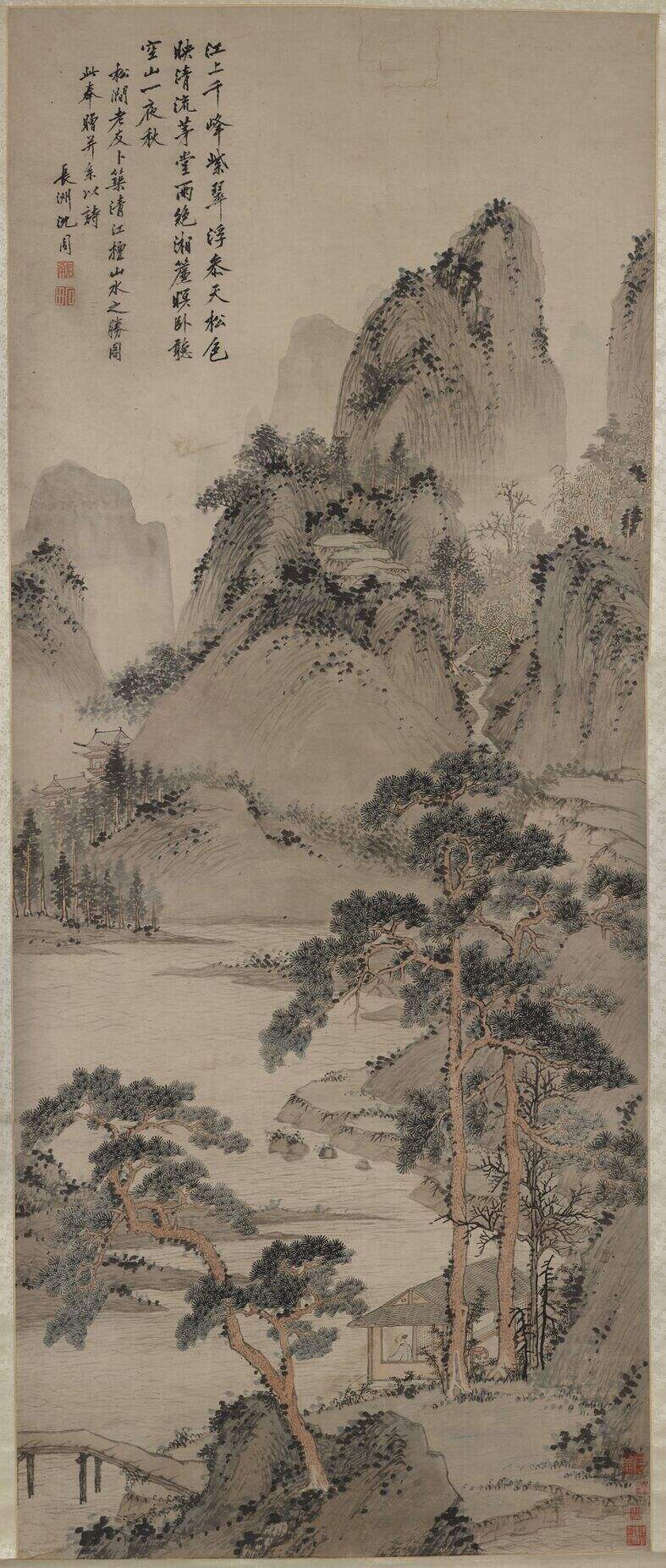 清江幽居图全貌