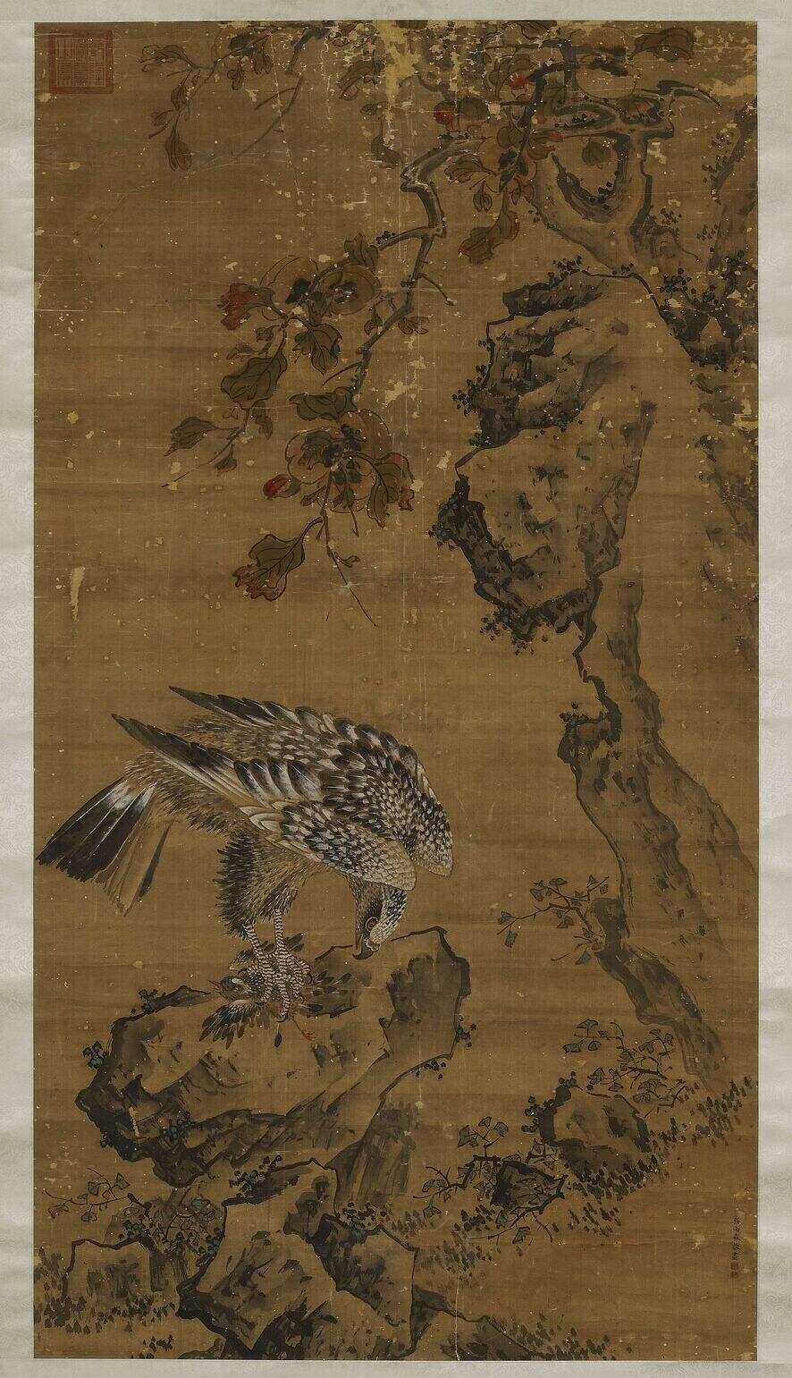 岩上鹰图缩略图