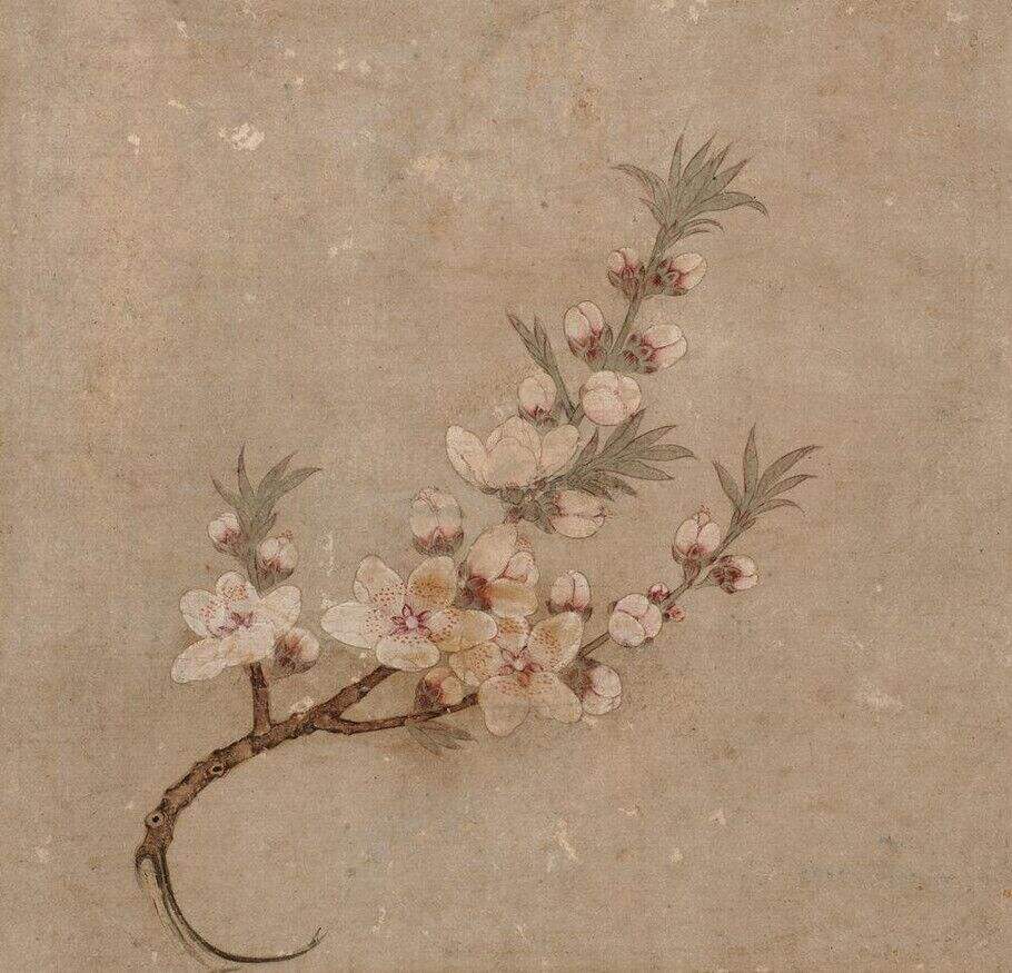 折枝桃花图缩略图