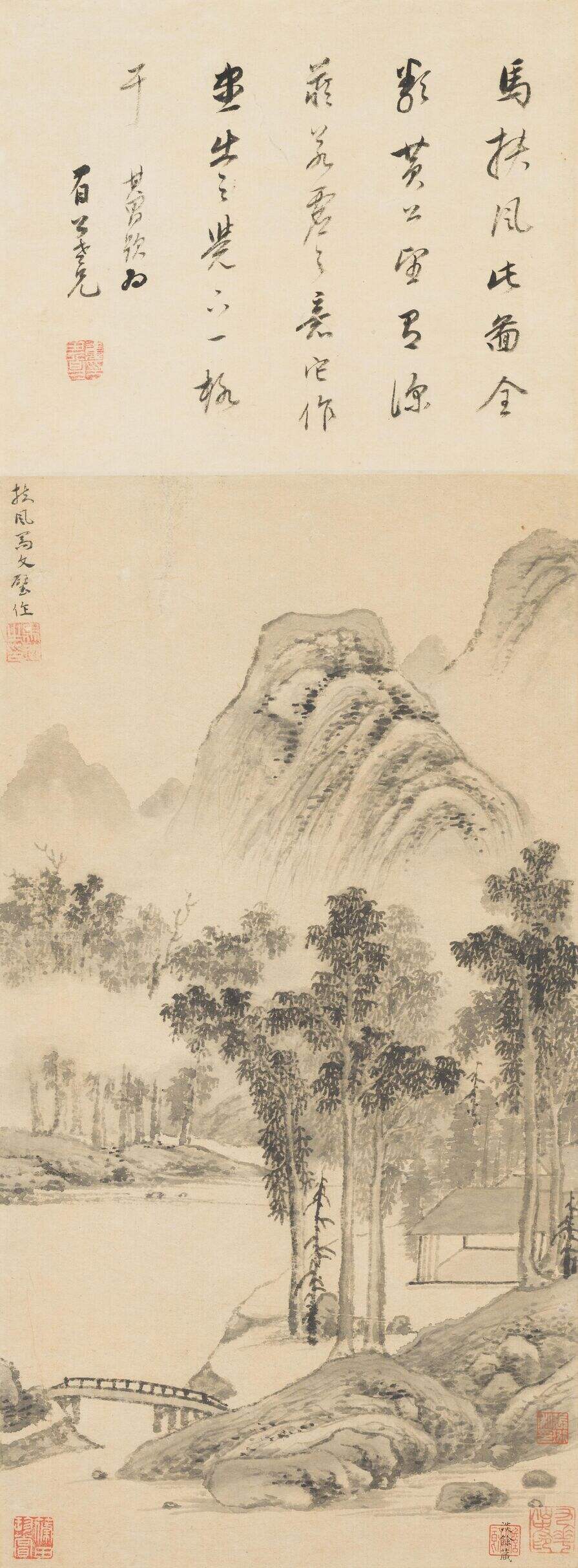 澄溪静樾图缩略图