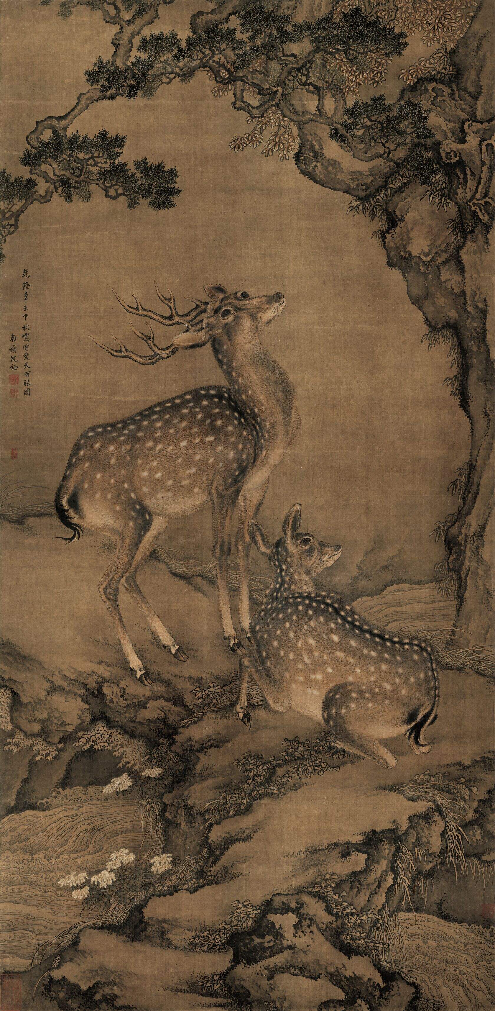受天百禄图缩略图