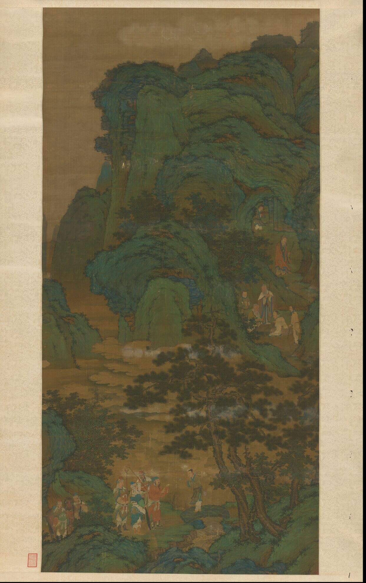 商山四皓图缩略图