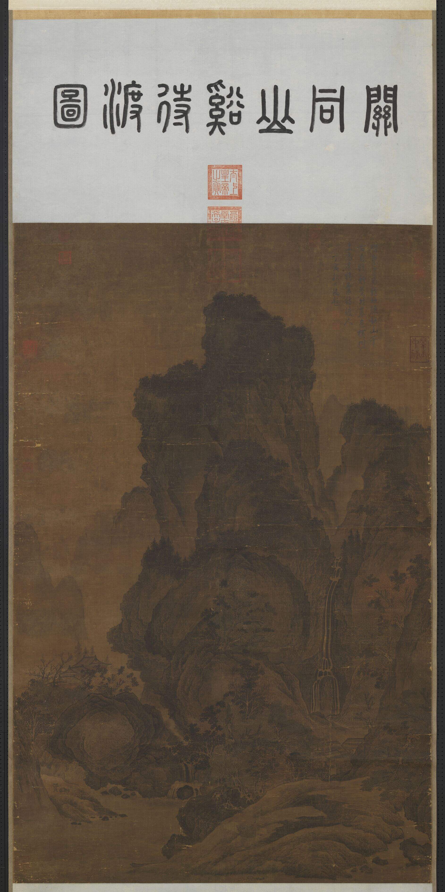 山溪待渡图缩略图