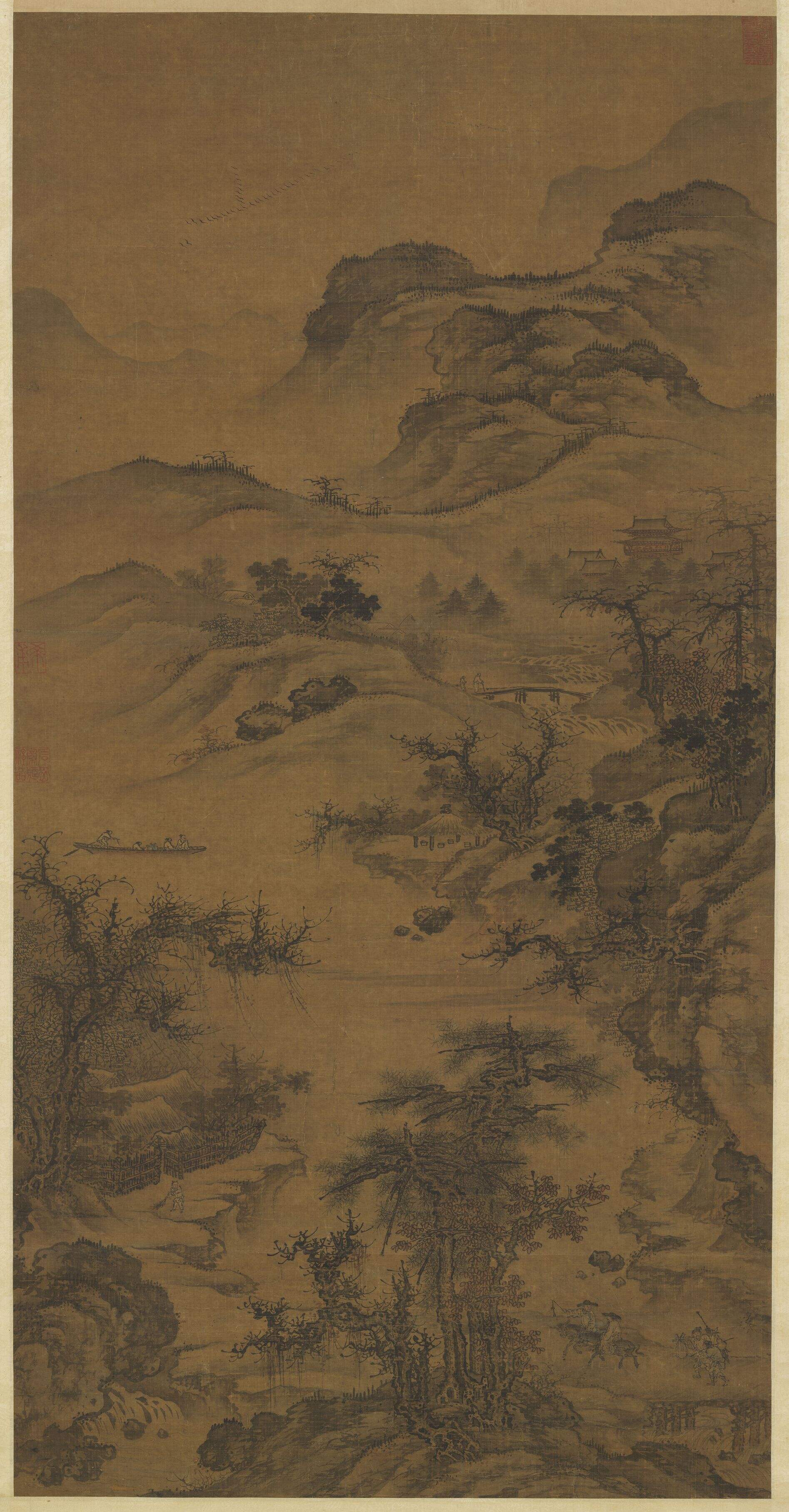 秋山行旅图缩略图