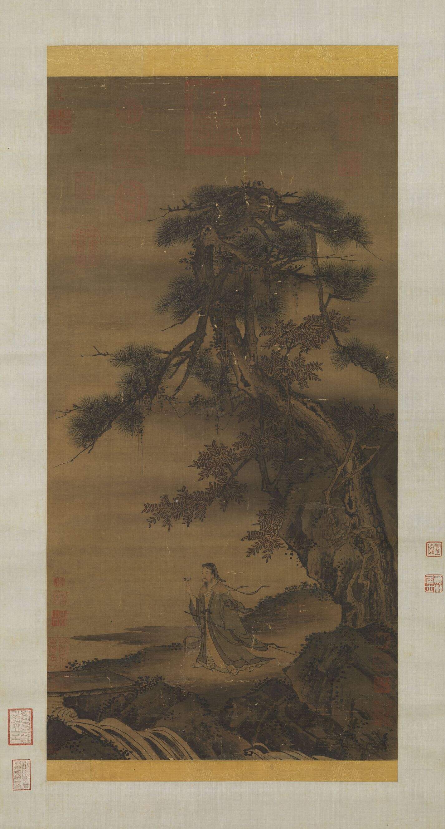 东篱高士图缩略图