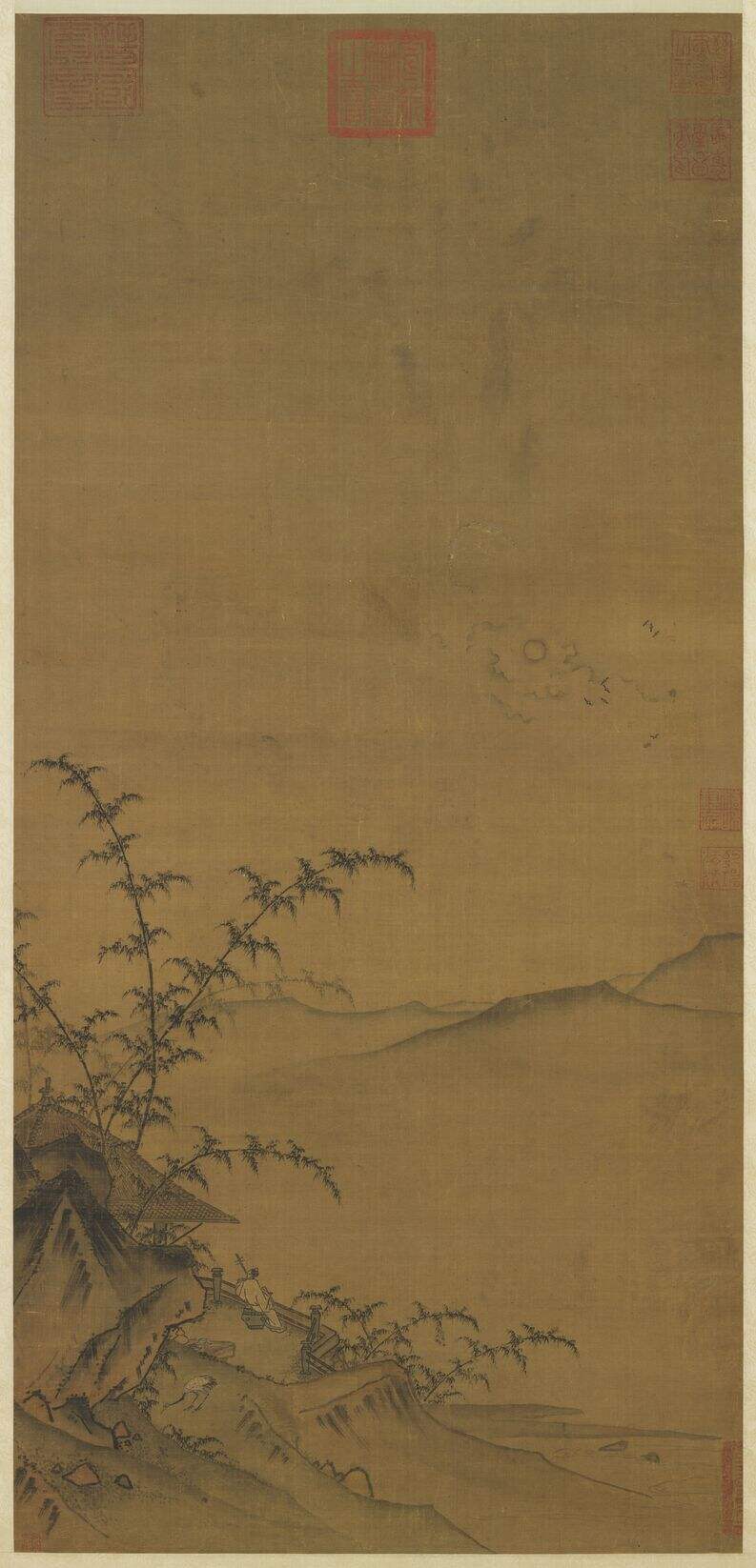 月夜拨阮图缩略图