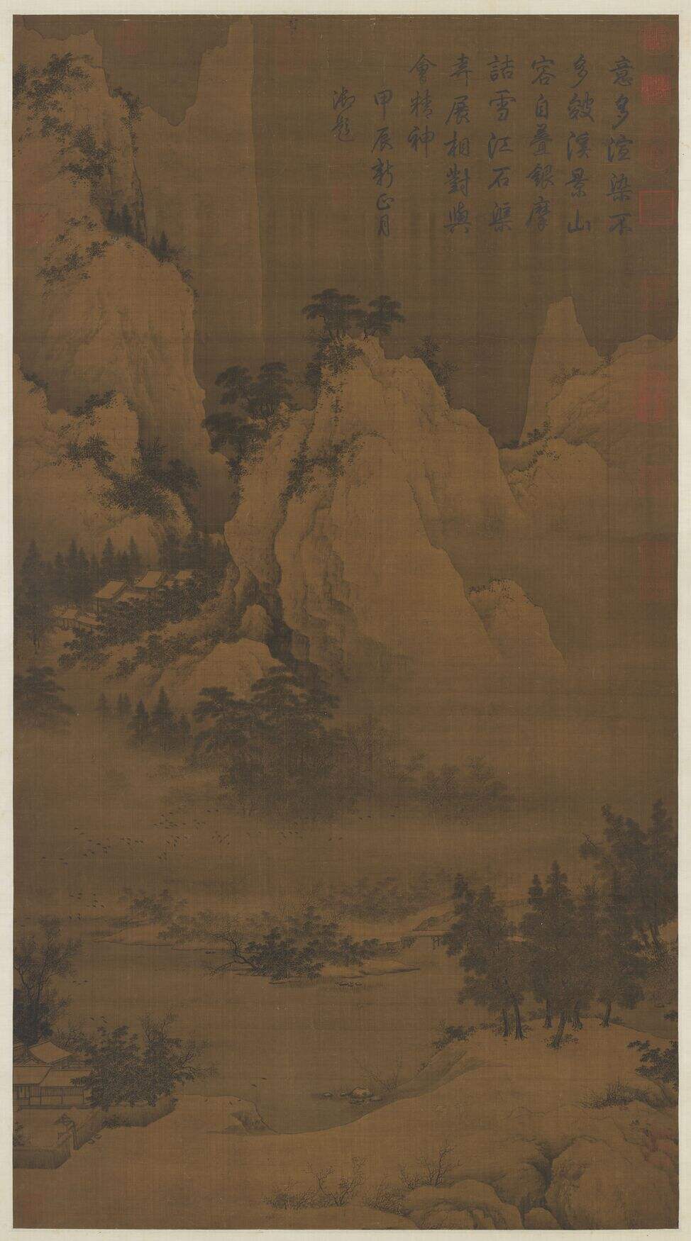溪山暮雪图缩略图