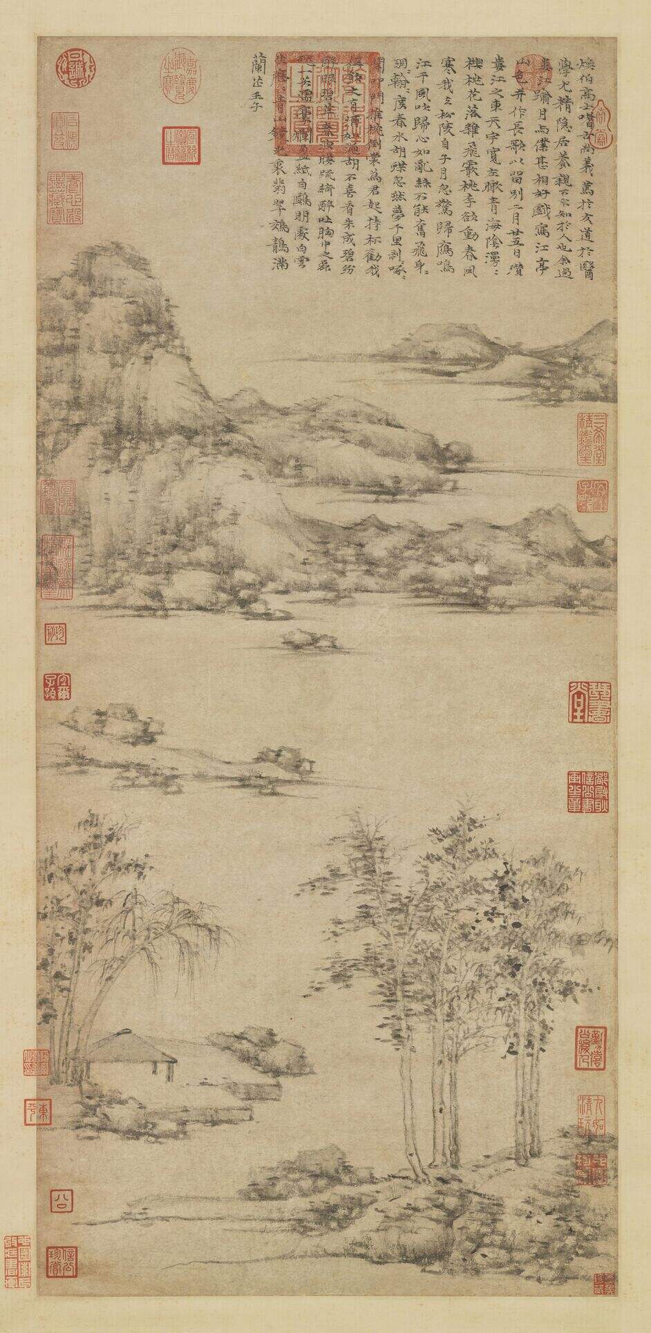 江亭山色图缩略图