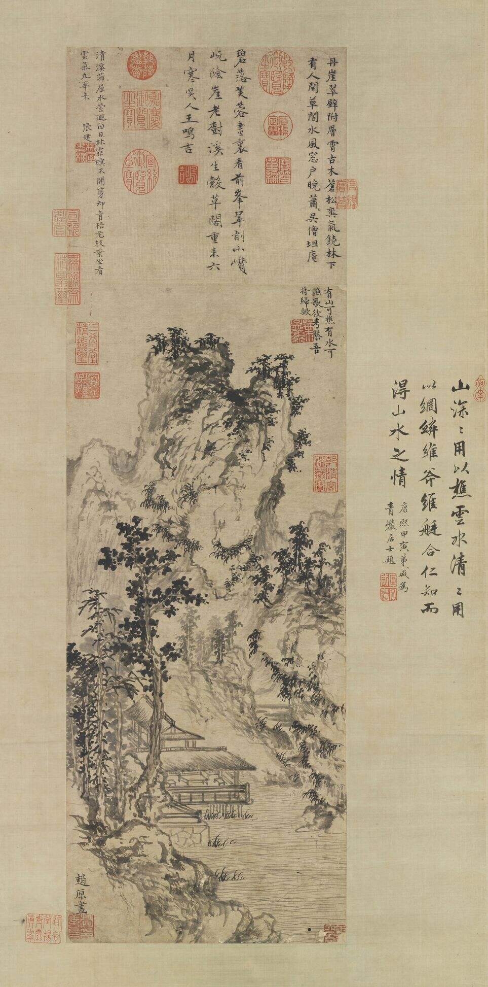 溪亭秋色图缩略图