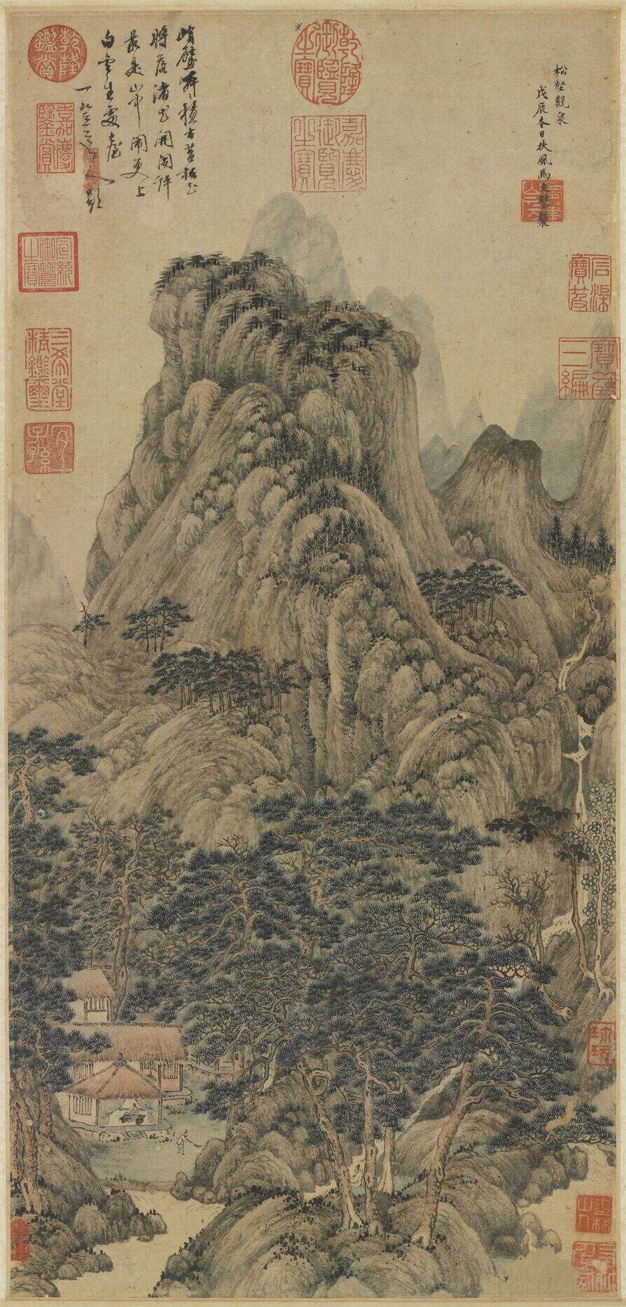 松壑观泉图缩略图