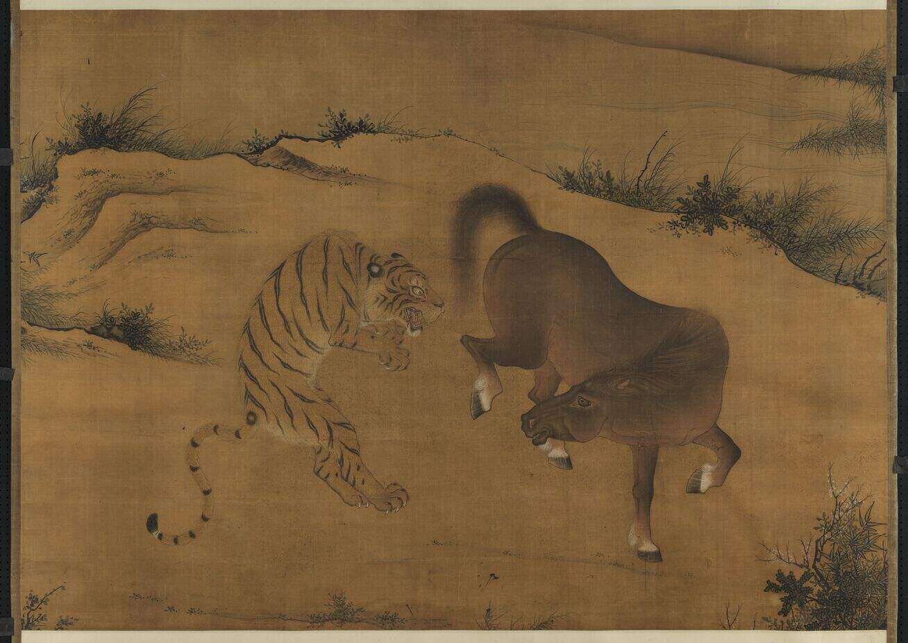 画虎马斗图缩略图