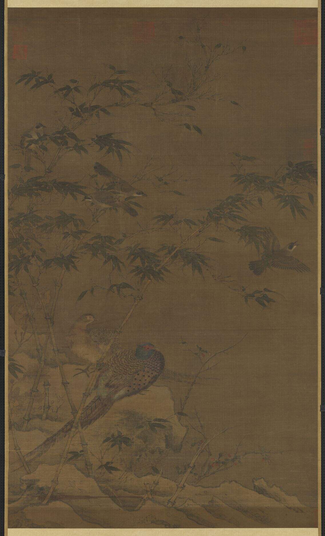 翠竹翎毛图缩略图