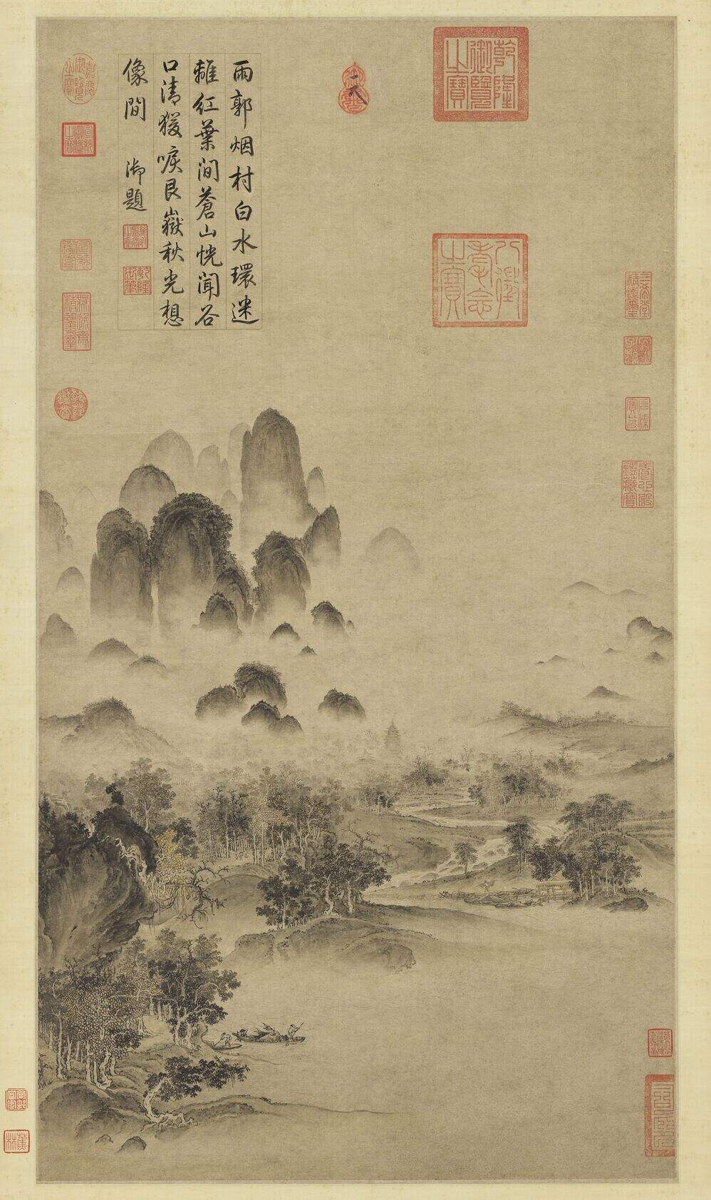 溪山秋色图缩略图