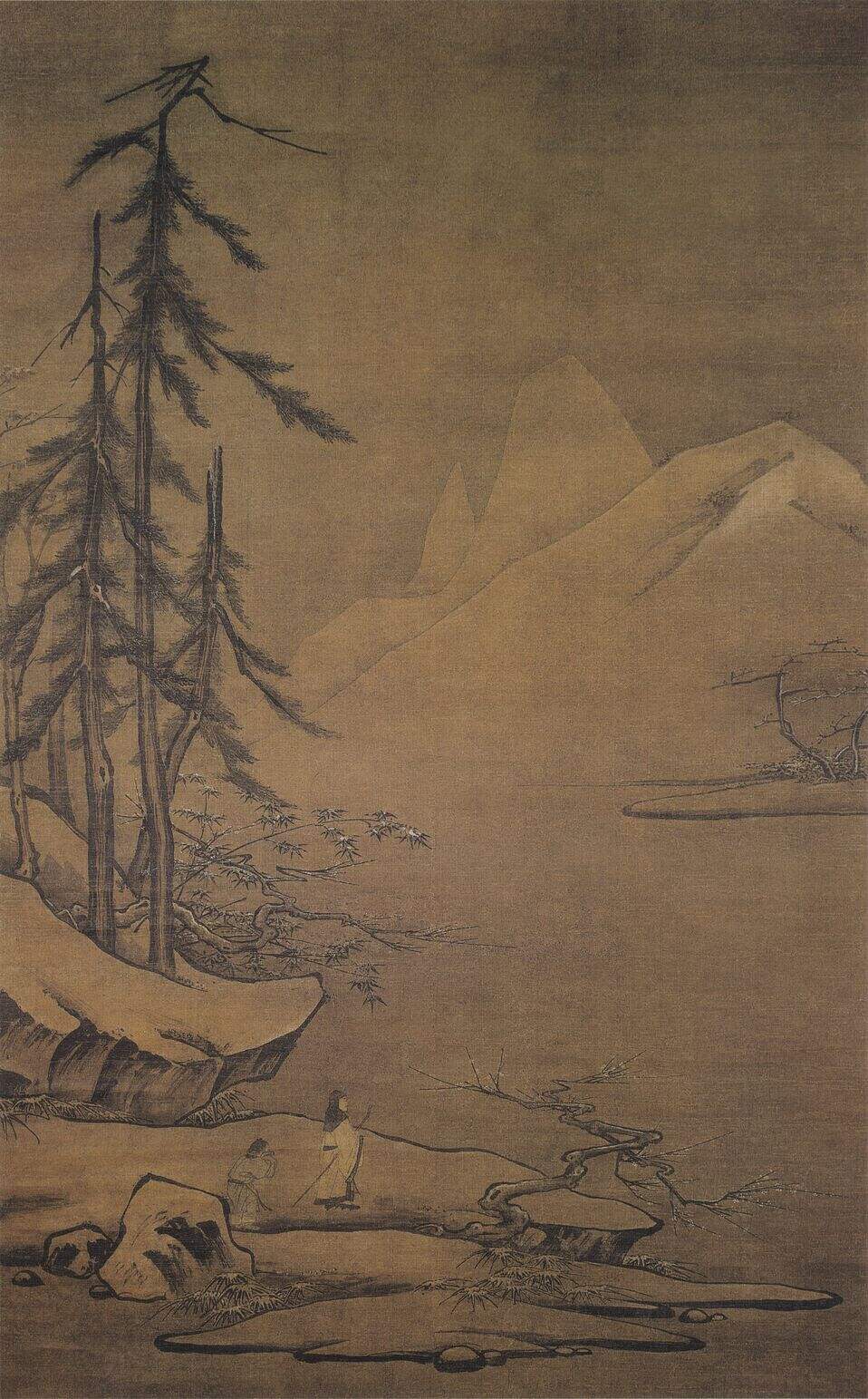 雪屐观梅图缩略图