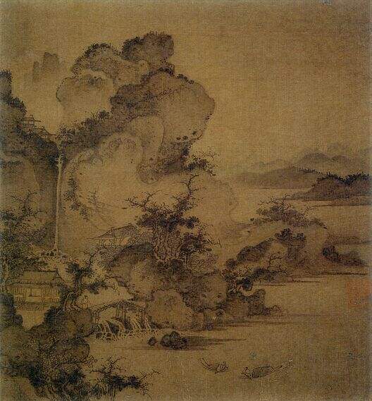 溪阁流泉图缩略图