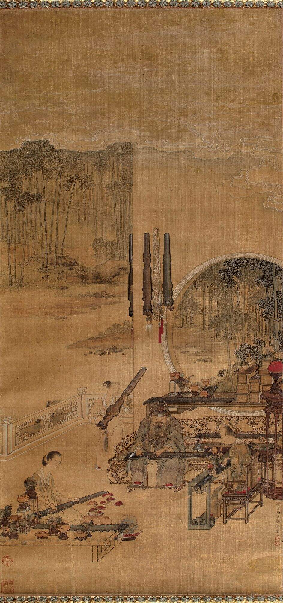听琴图缩略图
