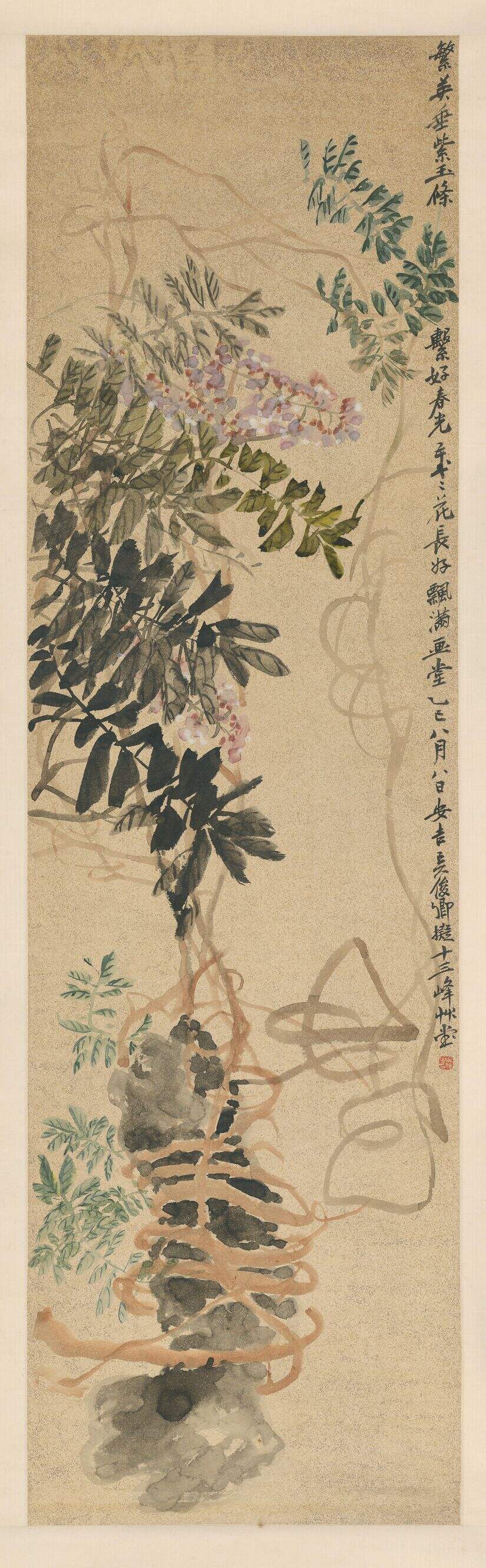 紫藤图轴缩略图