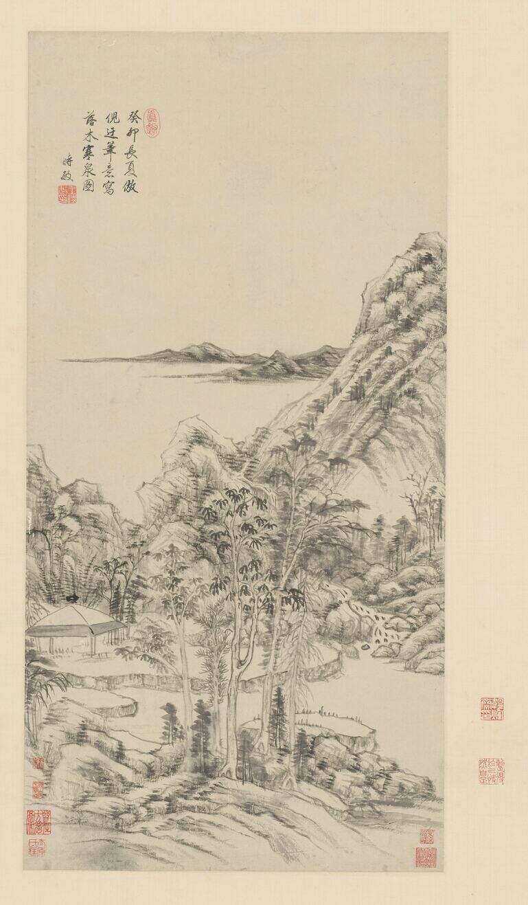 落木寒泉图缩略图
