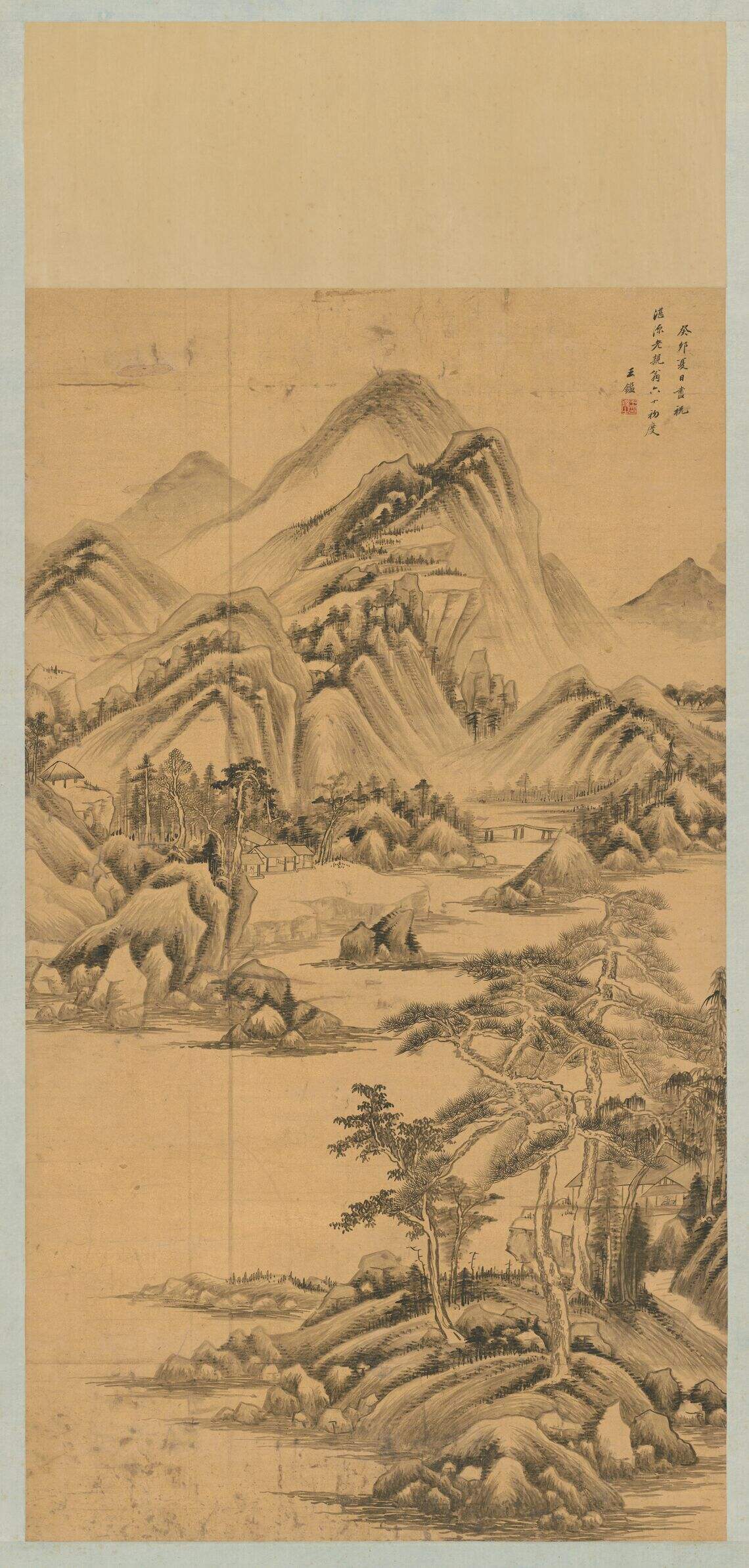 清初四王绘画特展封面