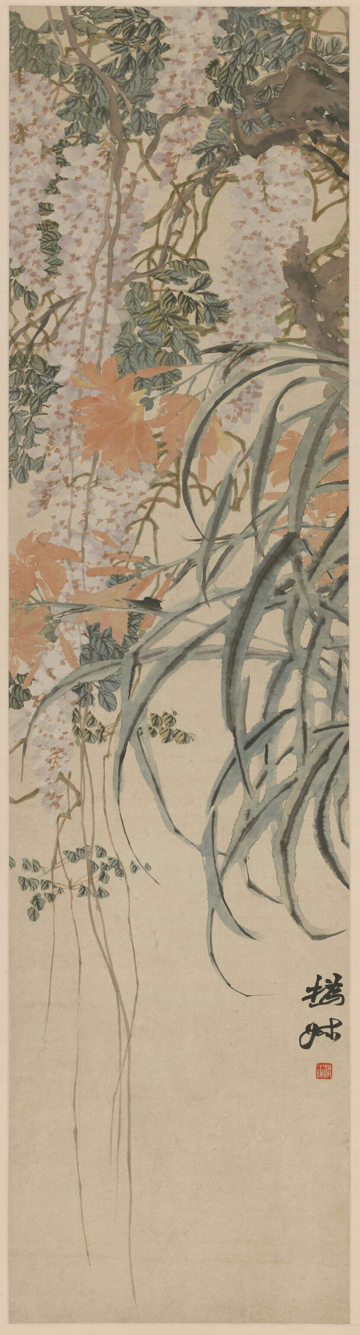 花卉条屏-紫藤缩略图