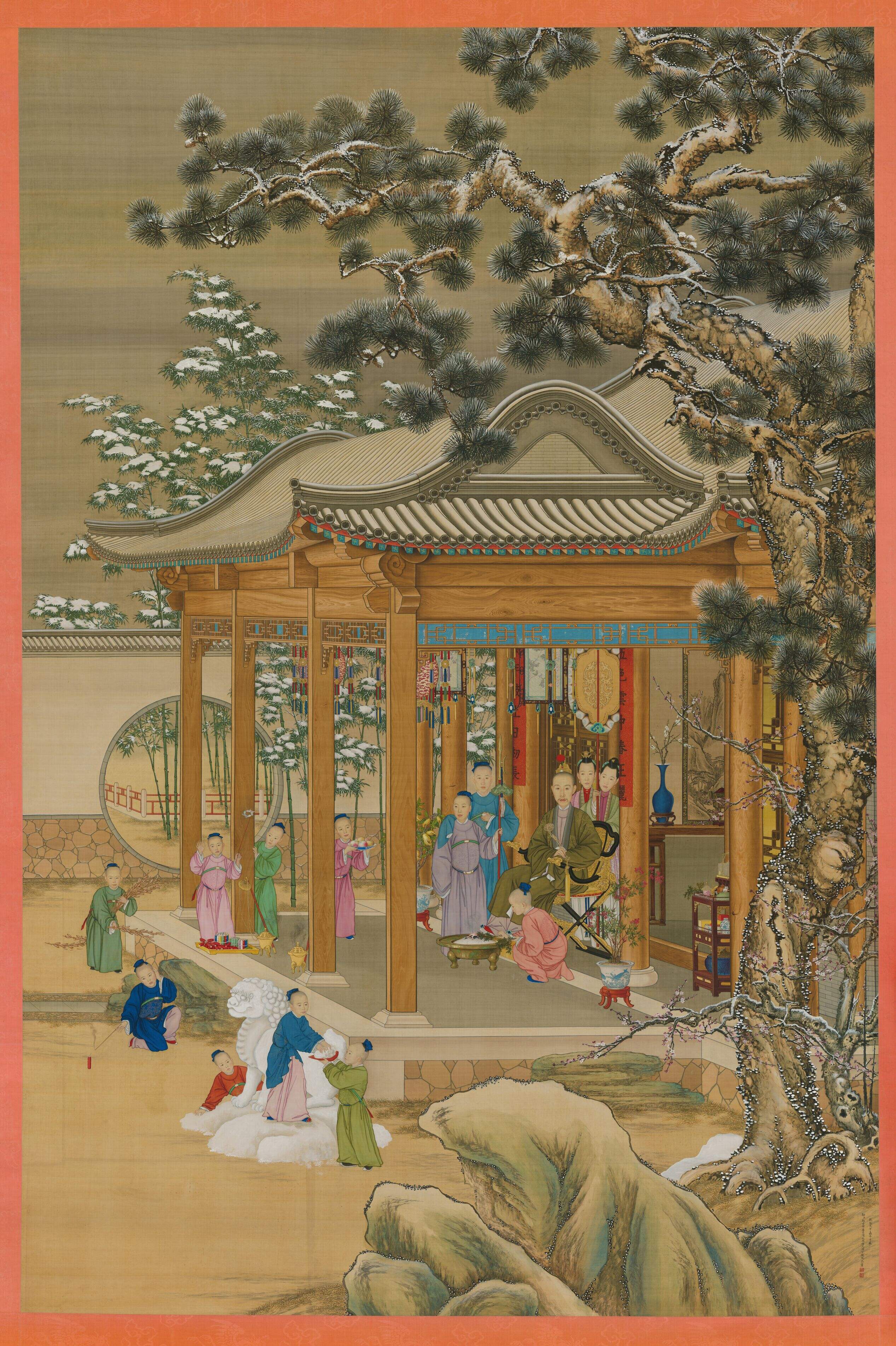 弘历雪景行乐图缩略图
