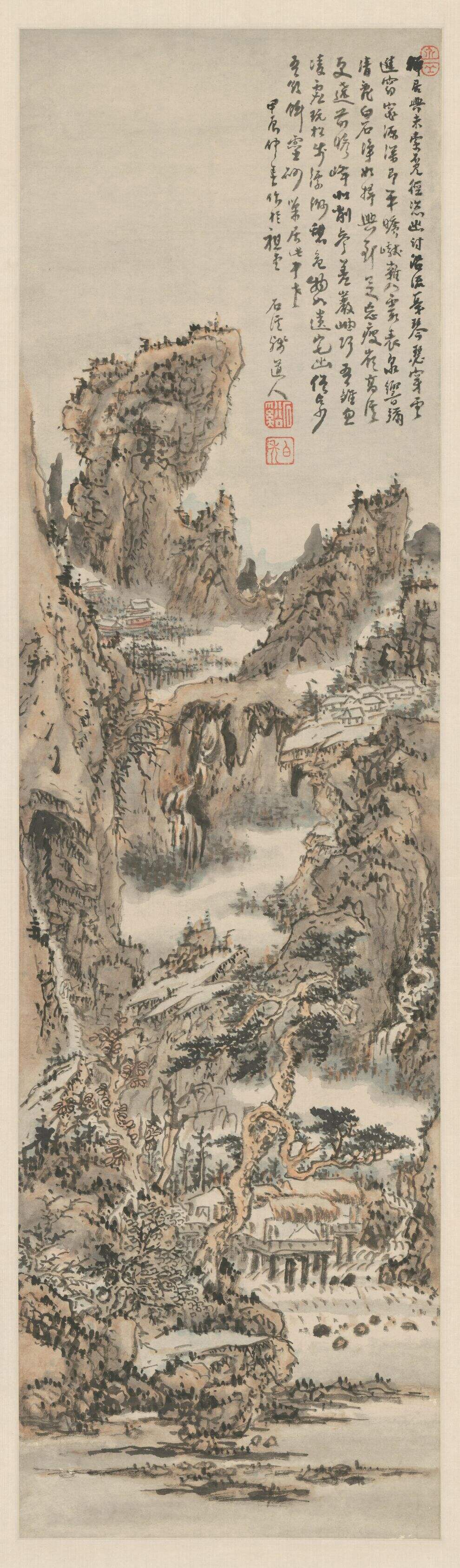 云洞流泉图缩略图