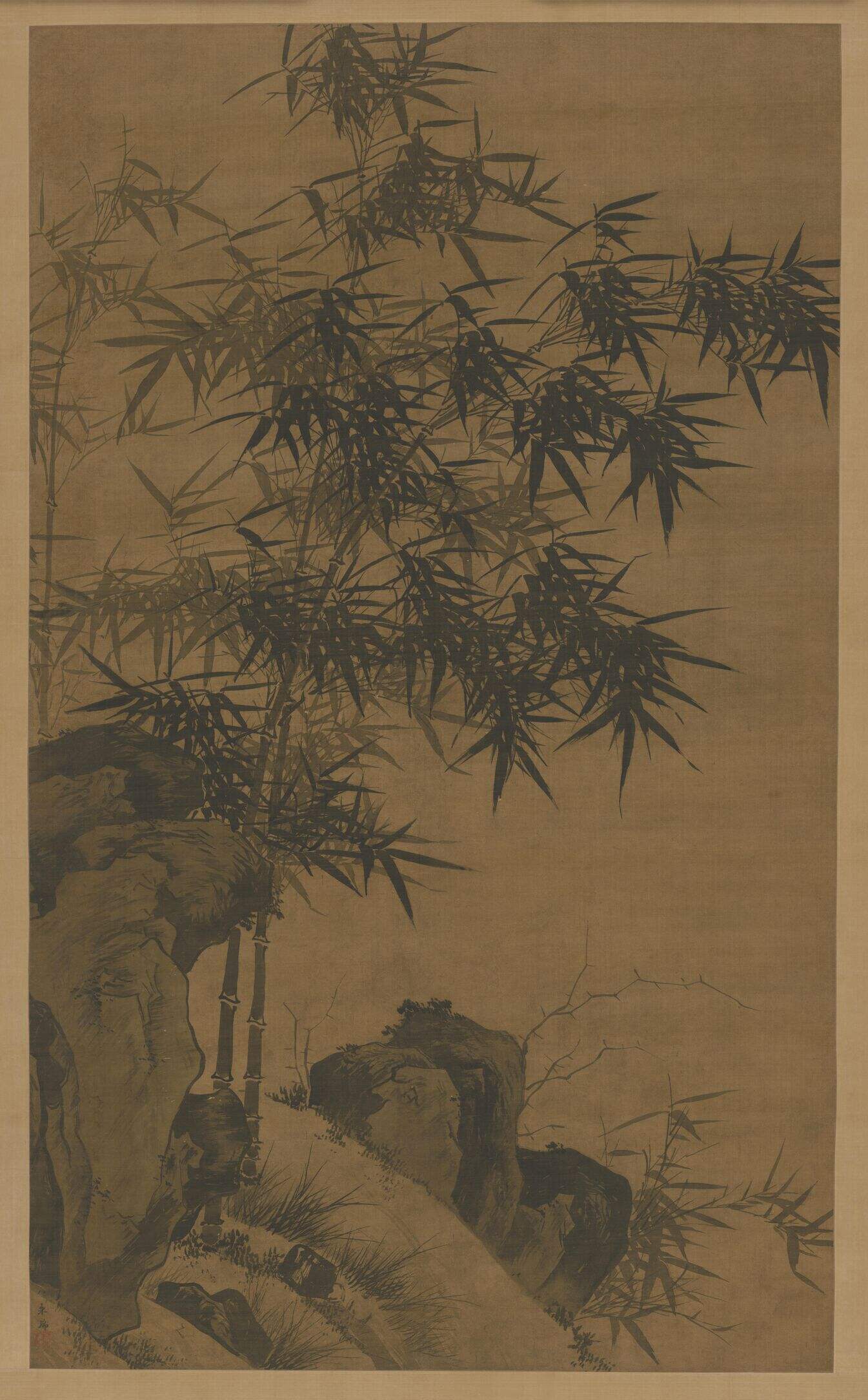 竹石轴缩略图