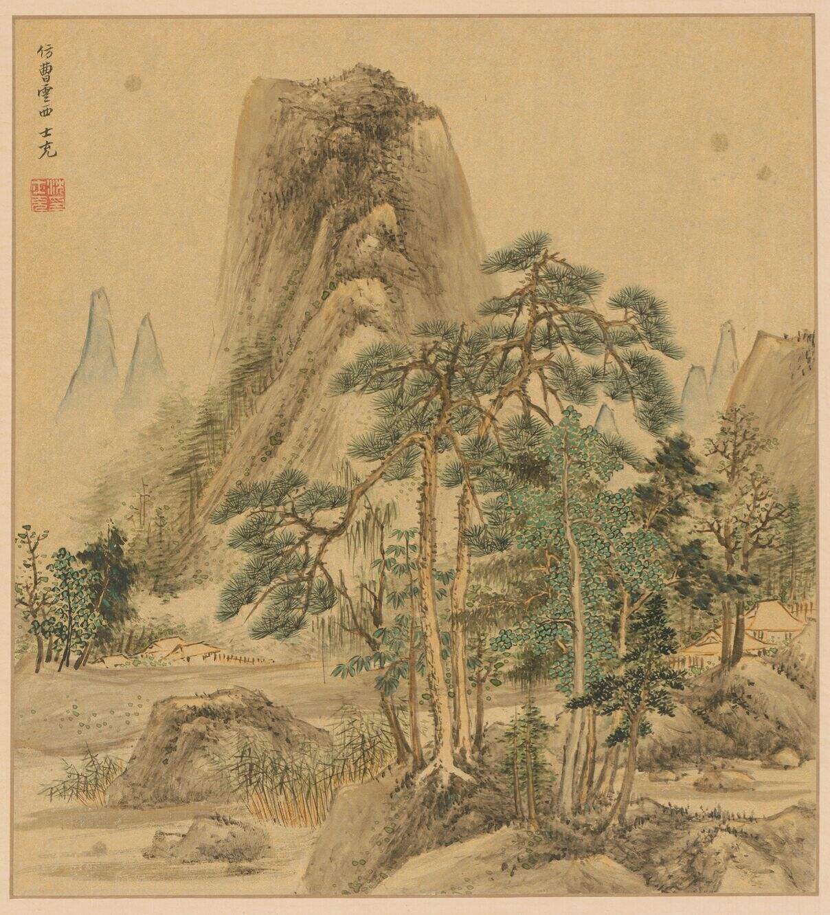 仿曹云西山水册缩略图