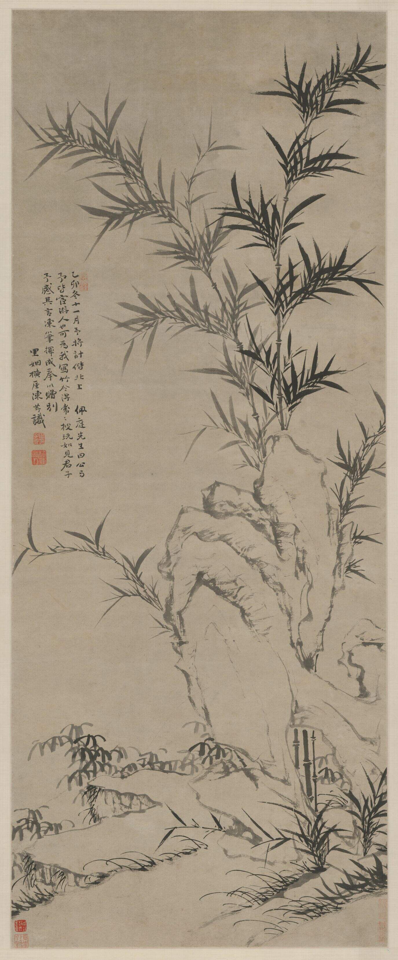 竹石轴缩略图