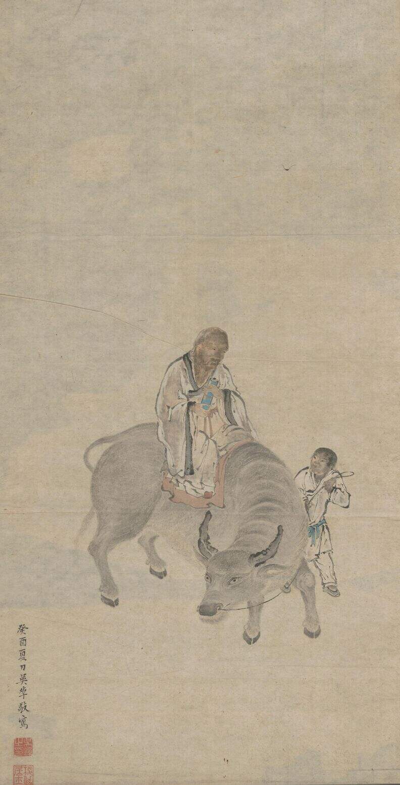 老子骑牛图缩略图