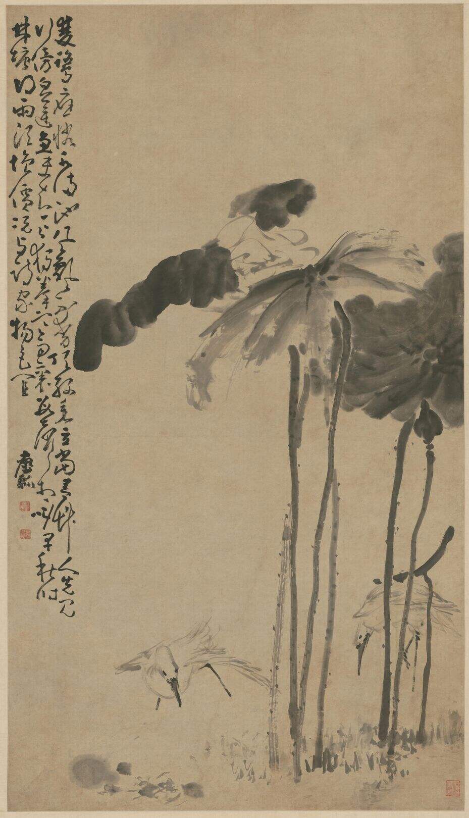 荷鹭图轴缩略图