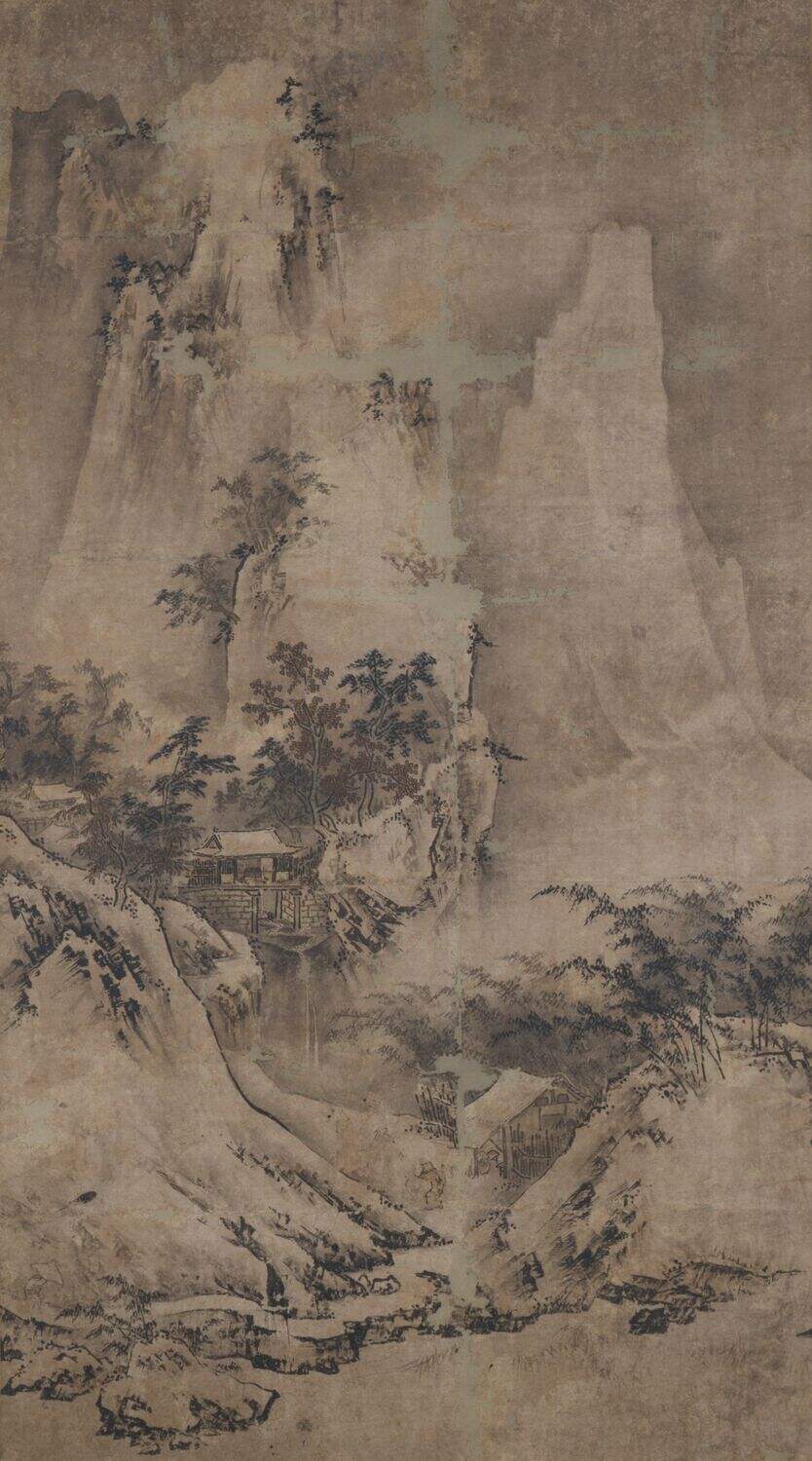 柴门掩雪图缩略图