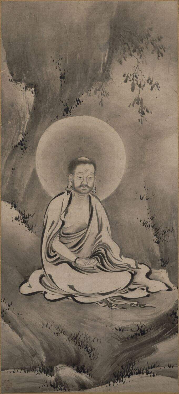 仿牧溪释迦图缩略图