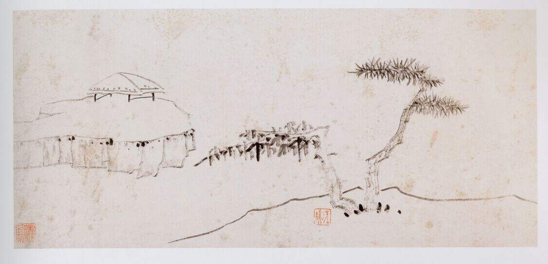 空亭幽树图缩略图
