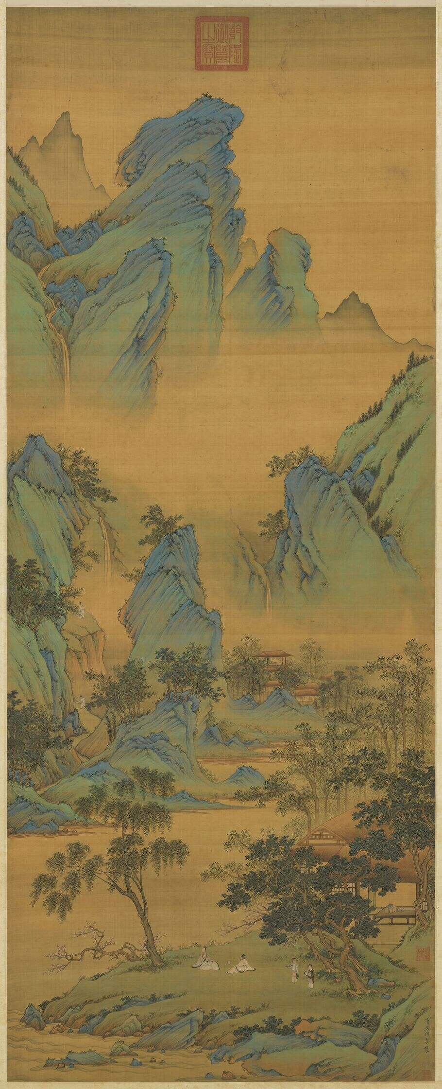 春山吟赏图缩略图