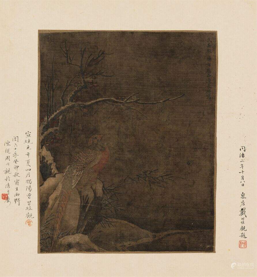 锦鸡寒梅图缩略图