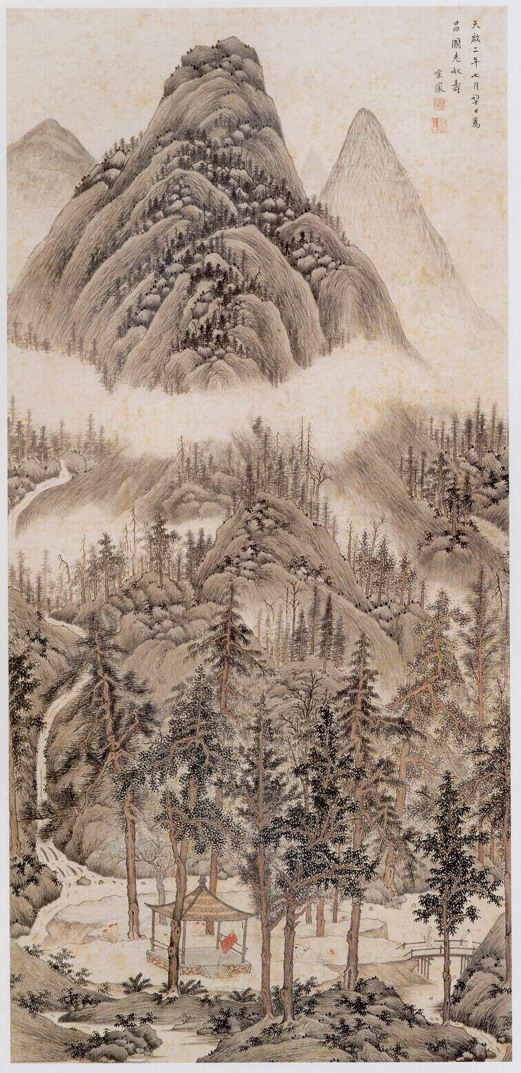 万木齐风图缩略图