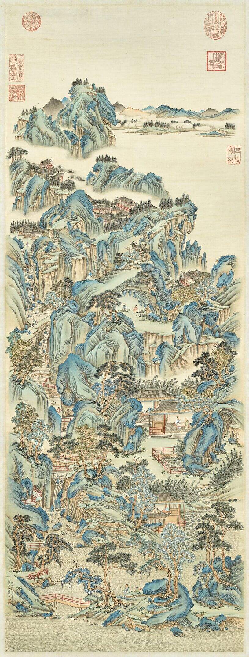 仿赵宗汉山水图缩略图