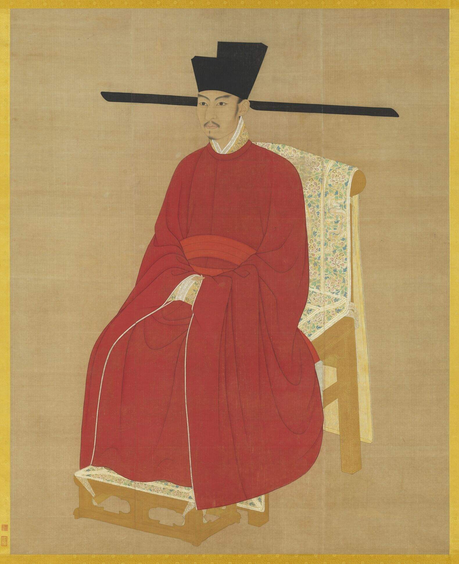 宋哲宗坐像轴缩略图